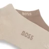 Two-pack of ankle socks in a bamboo blend