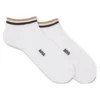 Two-pack of ankle socks with signature-stripe cuffs