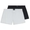 Two-pack of boxer shorts in stretch cotton