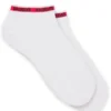 Two-pack of branded-cuff socks in an ankle length Two-pack of branded-cuff socks in an ankle length