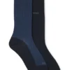 Two-pack of cotton-blend socks in a regular length