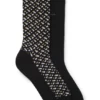 Two-pack of cotton-blend socks in a regular length