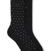 Two-pack of cotton-blend socks in a regular length