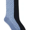 Two-pack of cotton-blend socks in a regular length Two-pack of cotton-blend socks in a regular length