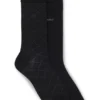 Two-pack of cotton-blend socks in a regular length
