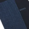 Two-pack of cotton-blend socks in a regular length