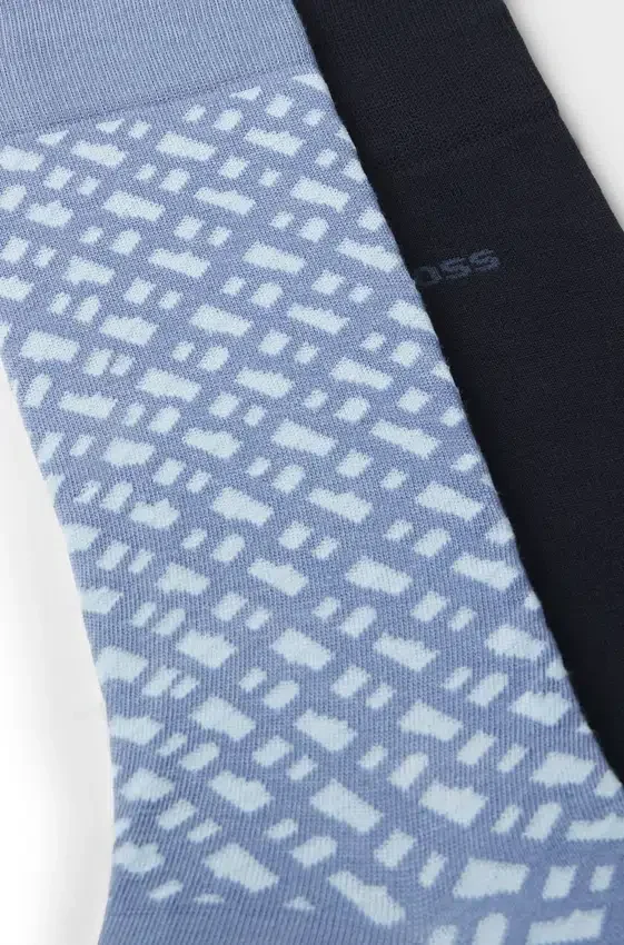 Two-pack of cotton-blend socks in a regular length Two-pack of cotton-blend socks in a regular length