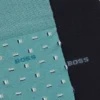 Two-pack of cotton-blend socks in a regular length