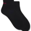 Two-pack of cotton-blend socks in a short length