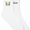 Two-pack of cotton-blend socks in a short length Two-pack of cotton-blend socks in a short length