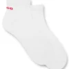 Two-pack of cotton-blend socks in a short length Two-pack of cotton-blend socks in a short length