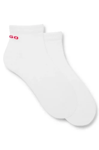 Two-pack of cotton-blend socks in a short length