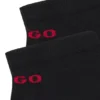 Two-pack of cotton-blend socks in a short length