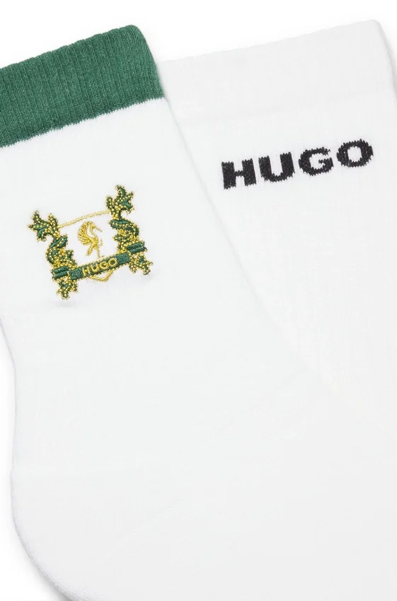 Two-pack of cotton-blend socks in a short length Two-pack of cotton-blend socks in a short length