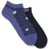 Two-pack of cotton-blend socks in an ankle length Two-pack of cotton-blend socks in an ankle length