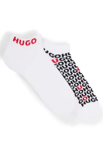 Two-pack of cotton-blend socks in an ankle length