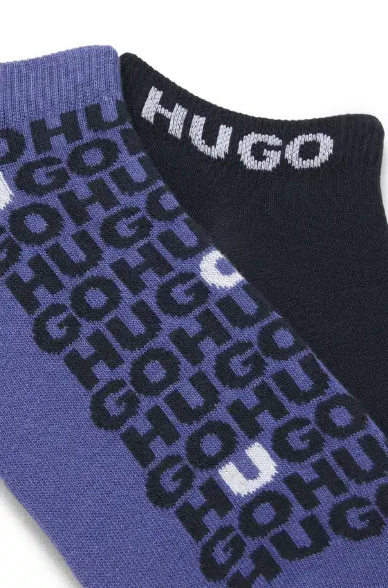 Two-pack of cotton-blend socks in an ankle length Two-pack of cotton-blend socks in an ankle length