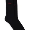 Two-pack of crew-length logo socks