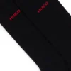 Two-pack of crew-length logo socks
