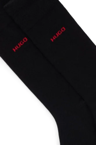 Two-pack of crew-length logo socks