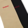 Two-pack of crew-length logo socks