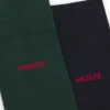 Two-pack of crew-length logo socks