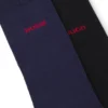 Two-pack of crew-length logo socks
