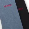 Two-pack of crew-length logo socks
