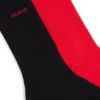Two-pack of crew-length logo socks