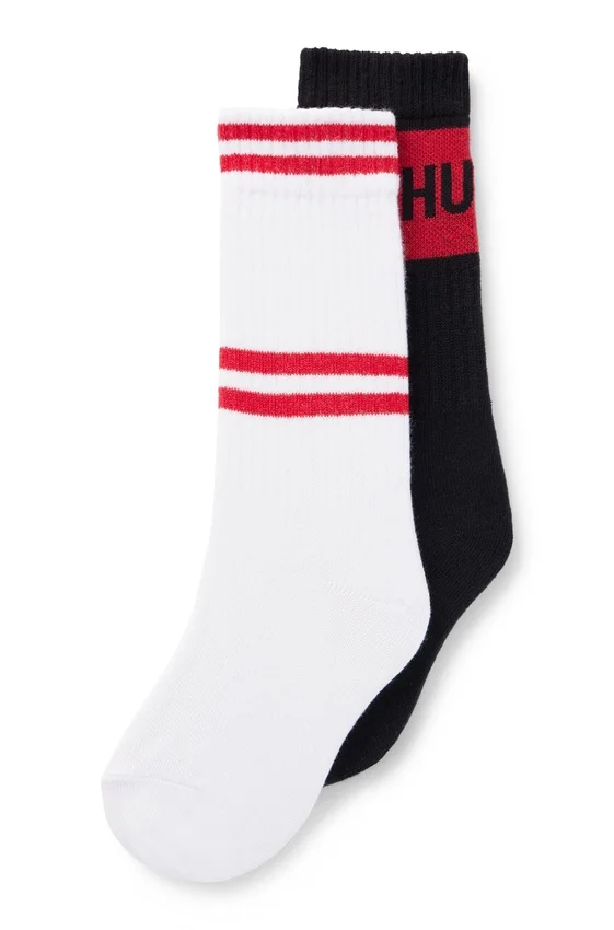 Two-pack of kids’ logo-detail socks in a cotton blend Two-pack of kids’ logo-detail socks in a cotton blend