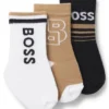 Two-pack of kids’ socks with logo details Two-pack of kids’ socks with logo details