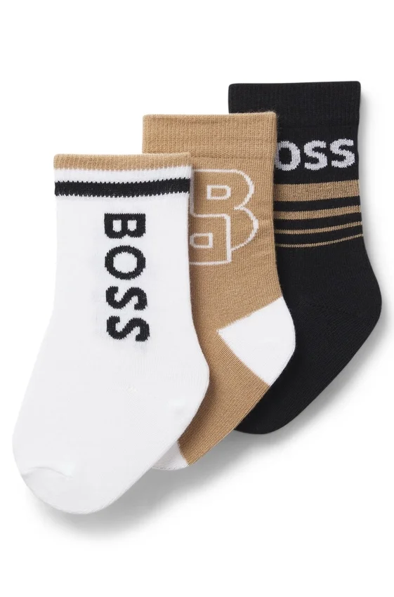 Two-pack of kids’ socks with logo details Two-pack of kids’ socks with logo details