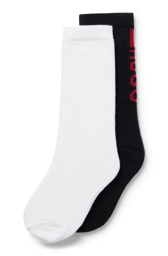 Two-pack of kids’ socks with logo details Two-pack of kids’ socks with logo details