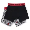 Two-pack of kids’ stretch-cotton boxer shorts