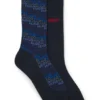 Two-pack of logo-detail socks in a regular length