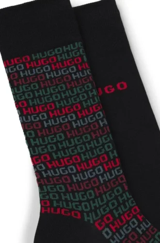Two-pack of logo-detail socks in a regular length