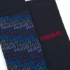 Two-pack of logo-detail socks in a regular length
