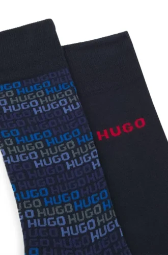 Two-pack of logo-detail socks in a regular length