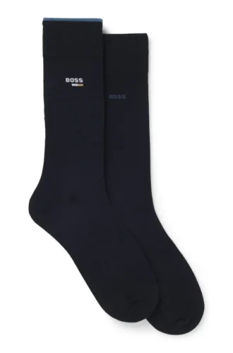 Two-pack of logo socks in a regular length