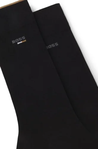 Two-pack of logo socks in a regular length
