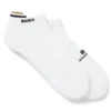 Two-pack of logo socks in an ankle length