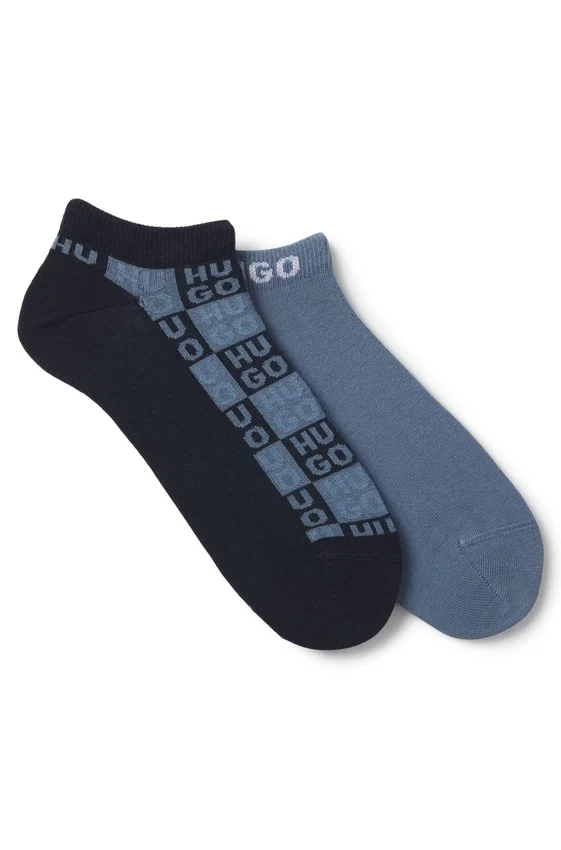 Two-pack of logo socks in an ankle length Two-pack of logo socks in an ankle length