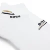 Two-pack of logo socks in an ankle length