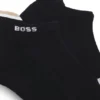 Two-pack of logo socks in an ankle length