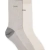 Two-pack of mercerised-cotton socks in a regular length Two-pack of mercerised-cotton socks in a regular length