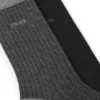 Two-pack of mercerised-cotton socks in a regular length Two-pack of mercerised-cotton socks in a regular length