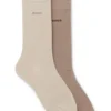 Two-pack of regular-length bamboo-blend socks