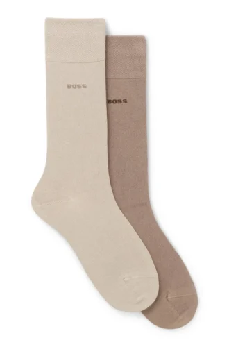 Two-pack of regular-length bamboo-blend socks
