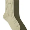Two-pack of regular-length cotton-blend socks