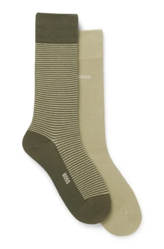 Two-pack of regular-length logo socks